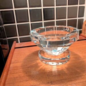 Rosenthal Crystal Pillar Candle Holder